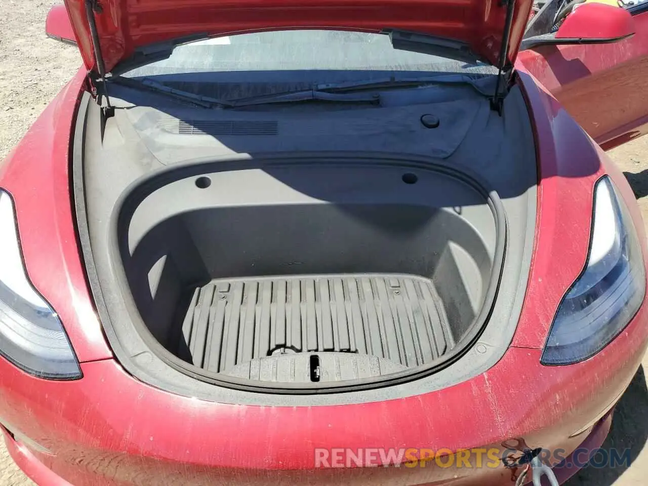 11 Photograph of a damaged car 5YJ3E1EB3NF137893 TESLA MODEL 3 2022