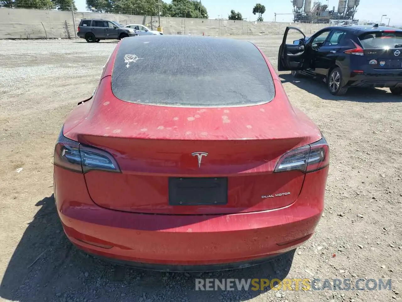 6 Photograph of a damaged car 5YJ3E1EB3NF137893 TESLA MODEL 3 2022