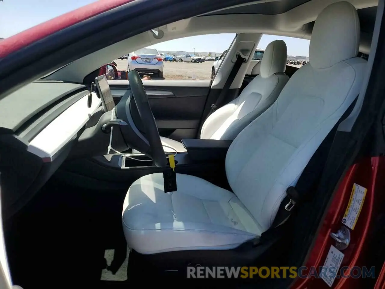 7 Photograph of a damaged car 5YJ3E1EB3NF137893 TESLA MODEL 3 2022