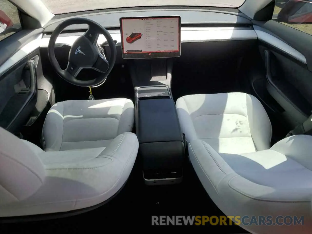 8 Photograph of a damaged car 5YJ3E1EB3NF137893 TESLA MODEL 3 2022