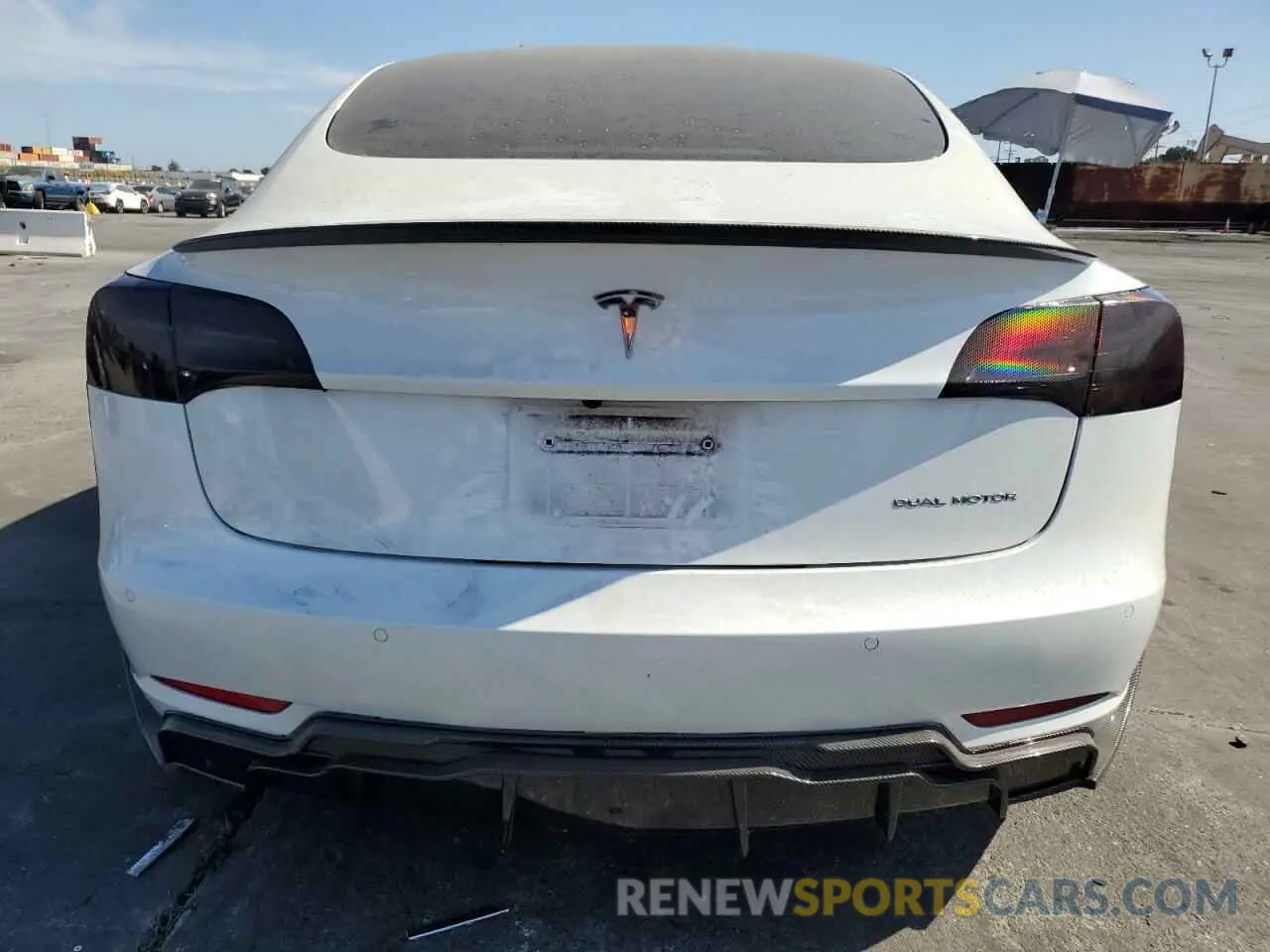 6 Photograph of a damaged car 5YJ3E1EB3NF143581 TESLA MODEL 3 2022
