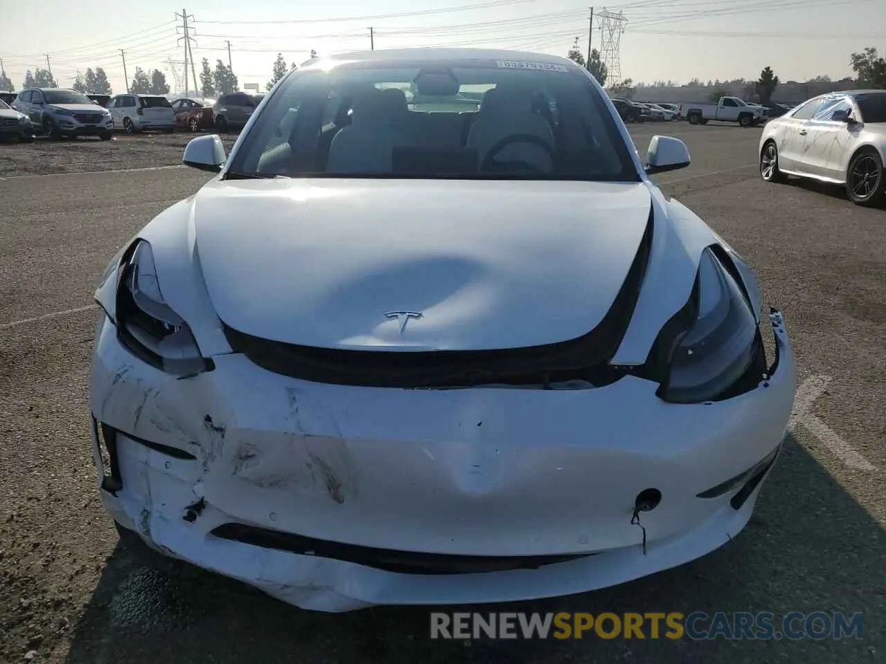 5 Photograph of a damaged car 5YJ3E1EB3NF152684 TESLA MODEL 3 2022