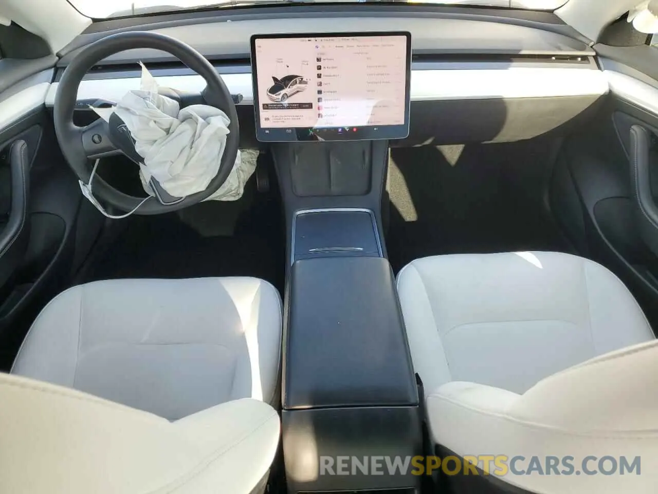 8 Photograph of a damaged car 5YJ3E1EB3NF152684 TESLA MODEL 3 2022