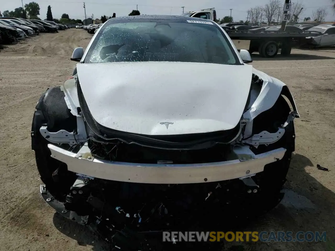 5 Photograph of a damaged car 5YJ3E1EB3NF174314 TESLA MODEL 3 2022