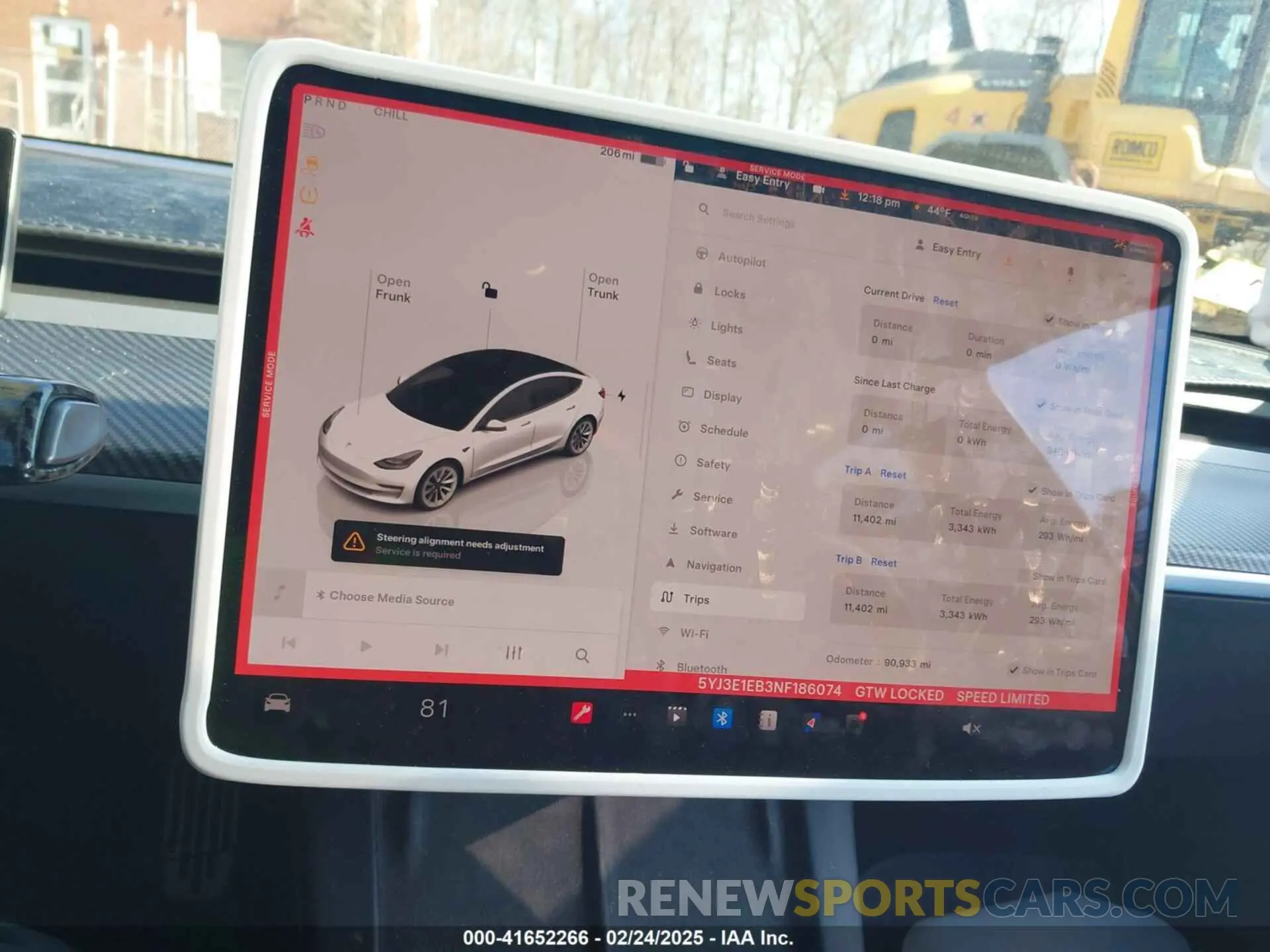 17 Photograph of a damaged car 5YJ3E1EB3NF186074 TESLA MODEL 3 2022