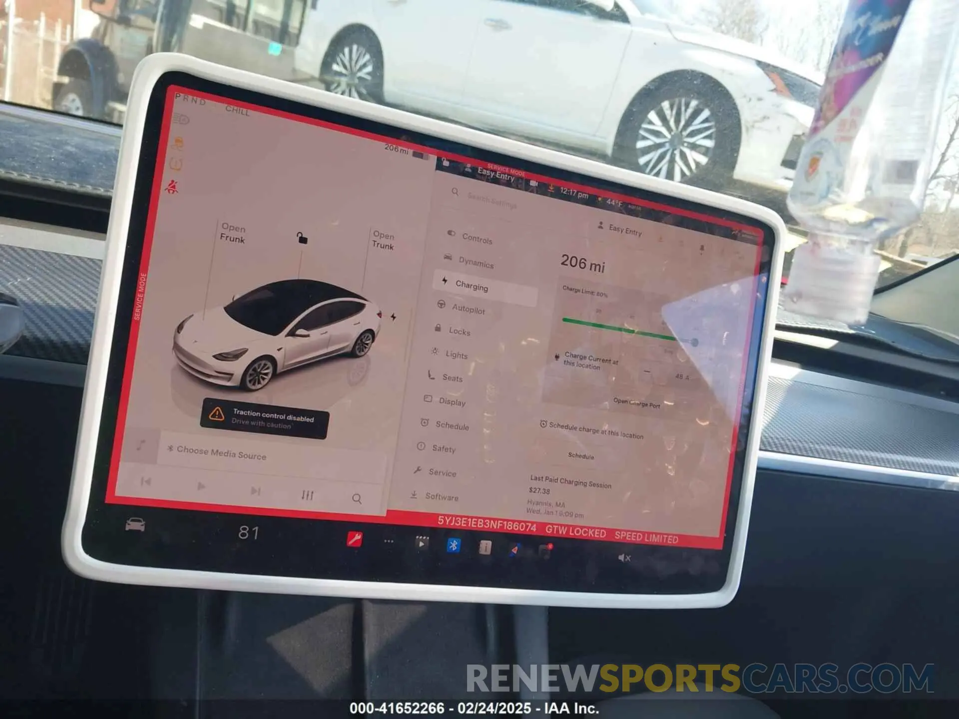 7 Photograph of a damaged car 5YJ3E1EB3NF186074 TESLA MODEL 3 2022
