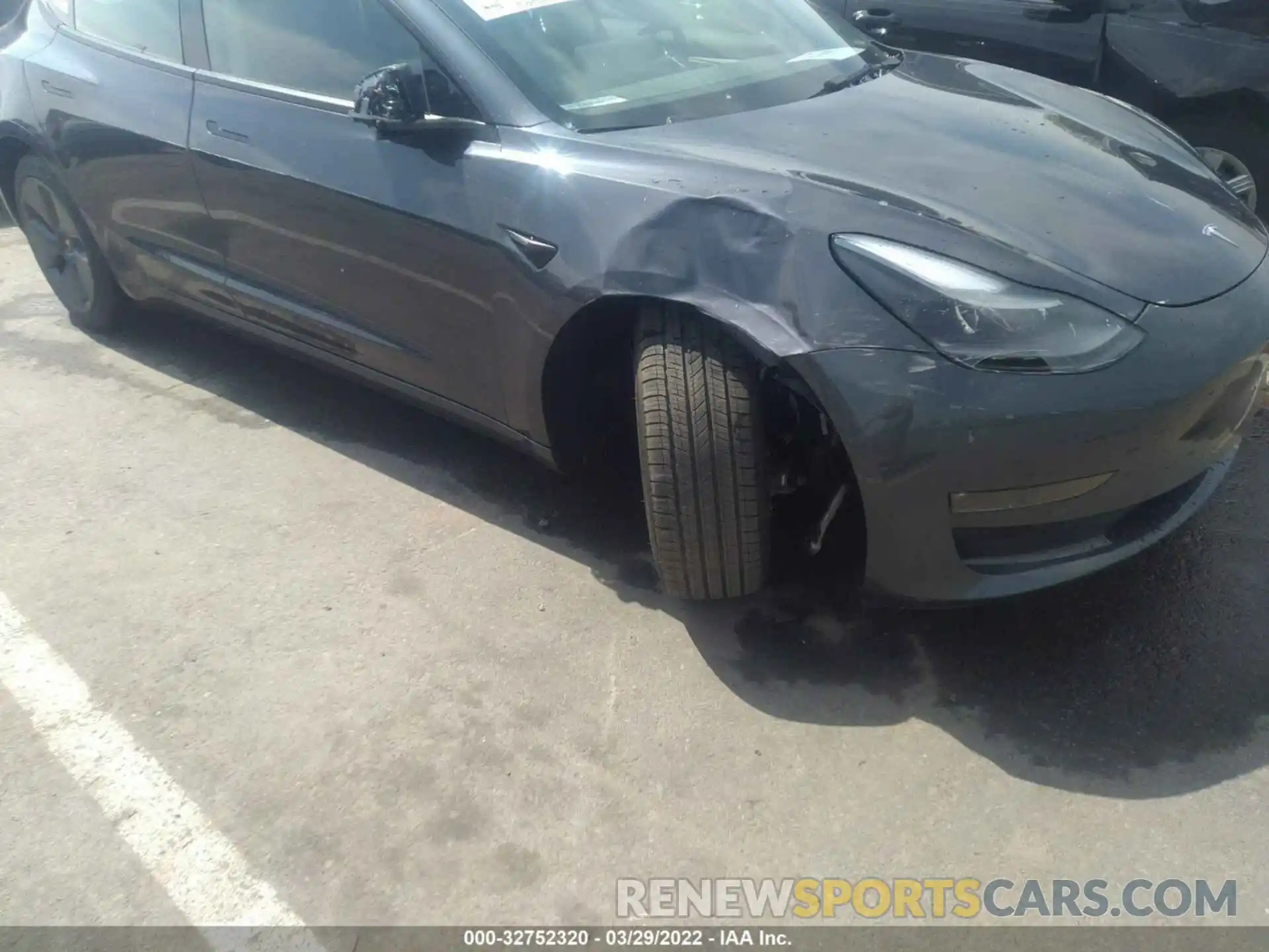 6 Photograph of a damaged car 5YJ3E1EB3NF194093 TESLA MODEL 3 2022