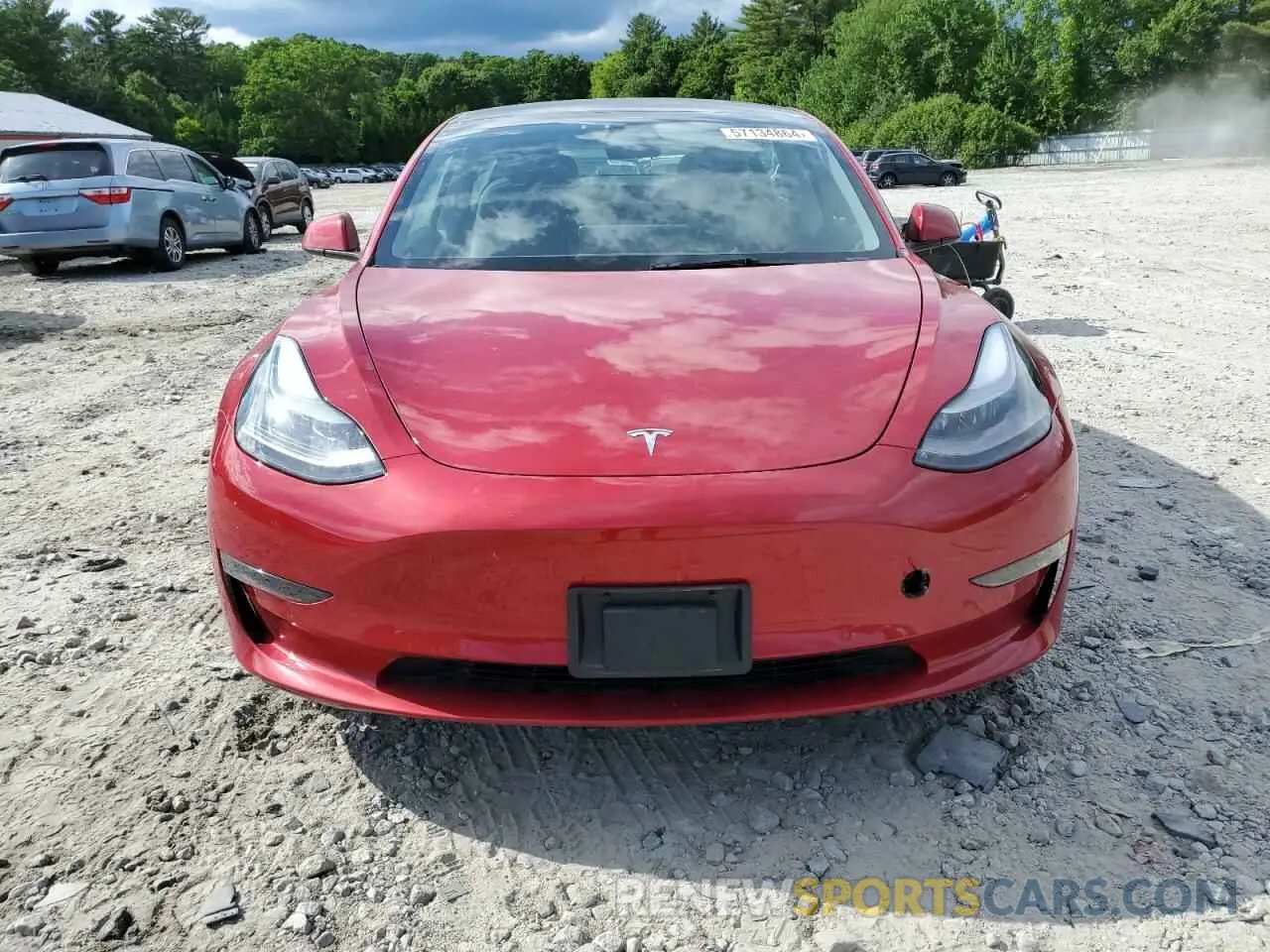 5 Photograph of a damaged car 5YJ3E1EB3NF204296 TESLA MODEL 3 2022