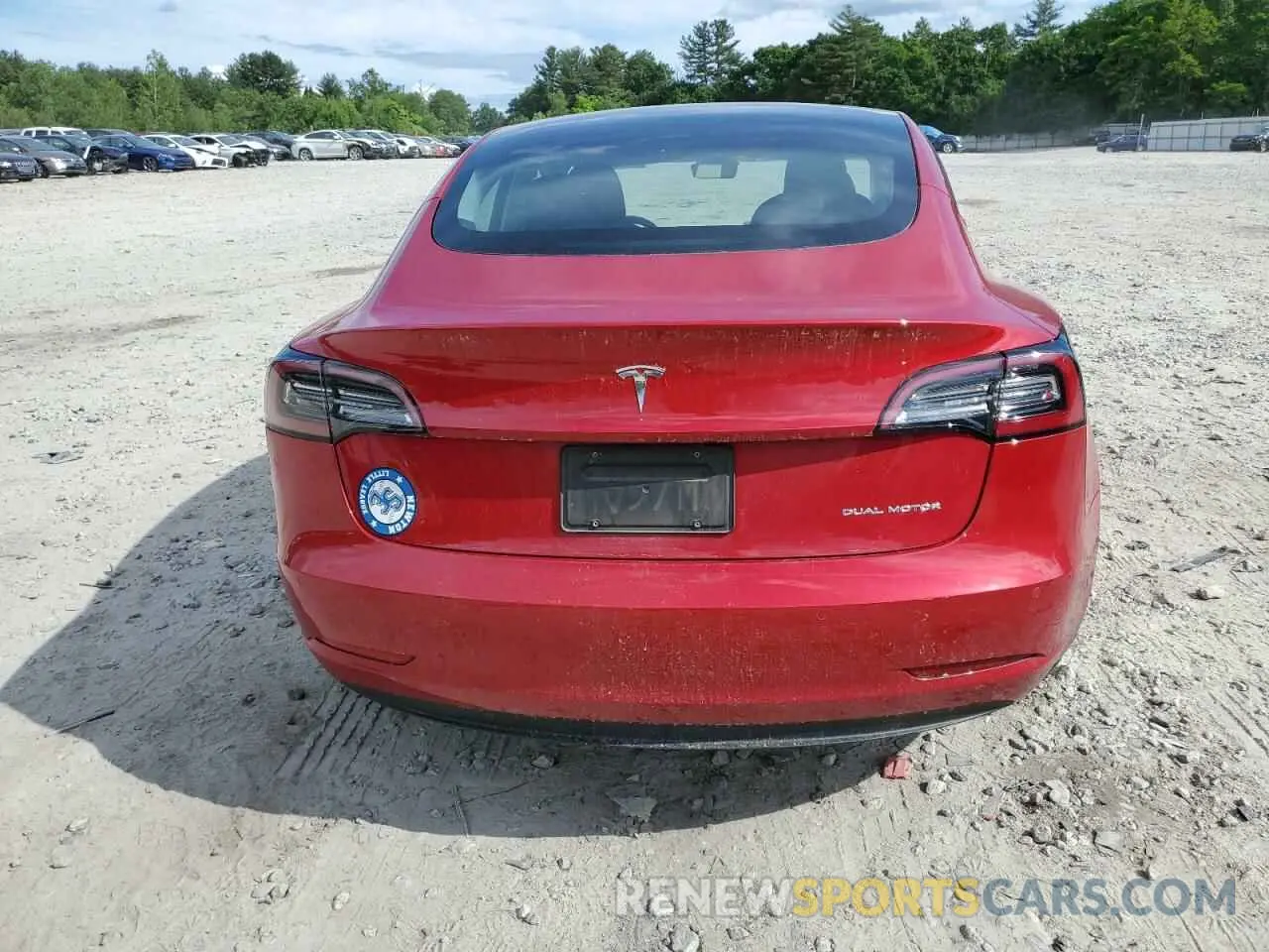 6 Photograph of a damaged car 5YJ3E1EB3NF204296 TESLA MODEL 3 2022