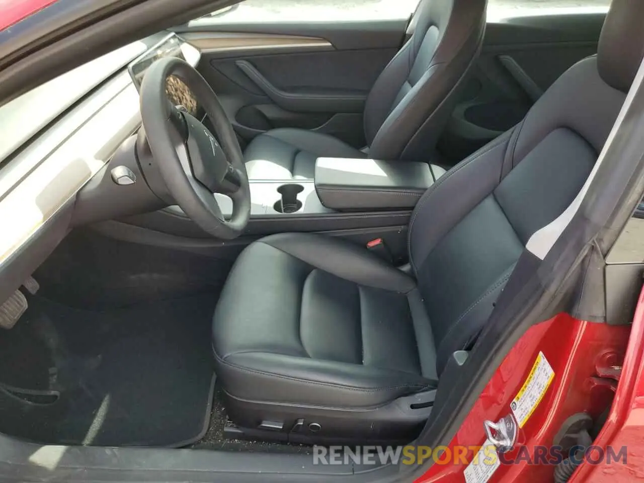7 Photograph of a damaged car 5YJ3E1EB3NF204296 TESLA MODEL 3 2022