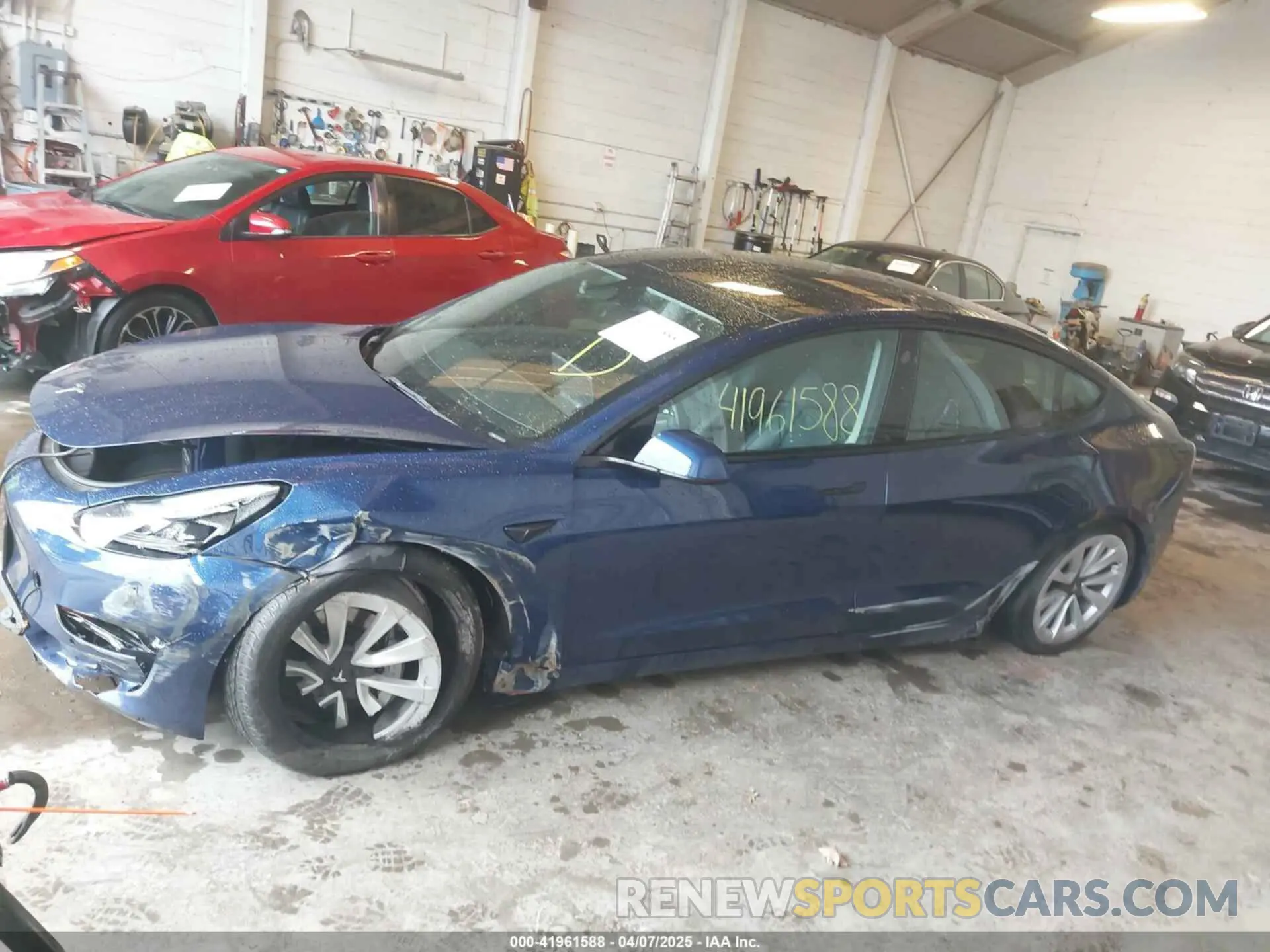 13 Photograph of a damaged car 5YJ3E1EB3NF209109 TESLA MODEL 3 2022