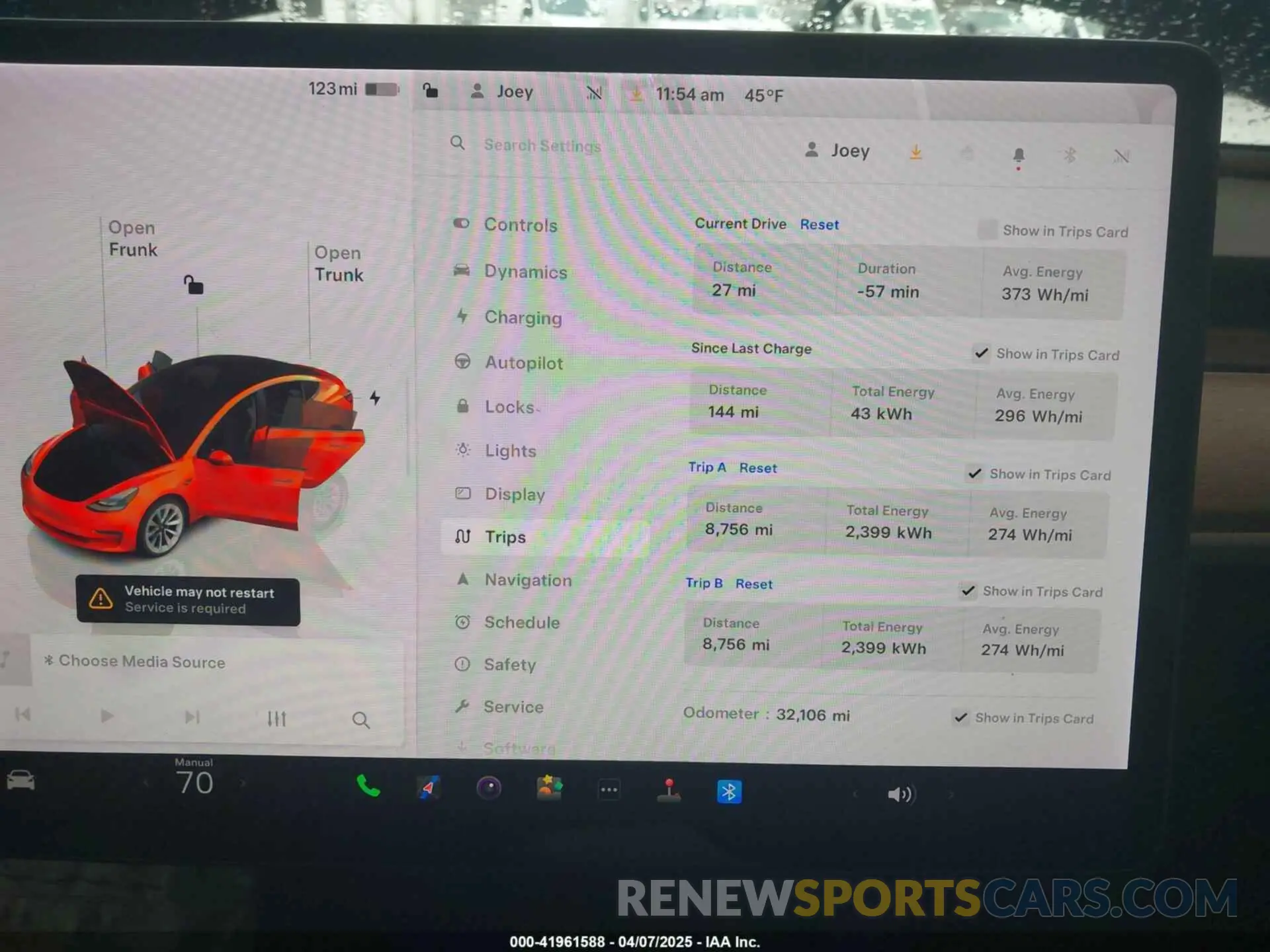 7 Photograph of a damaged car 5YJ3E1EB3NF209109 TESLA MODEL 3 2022