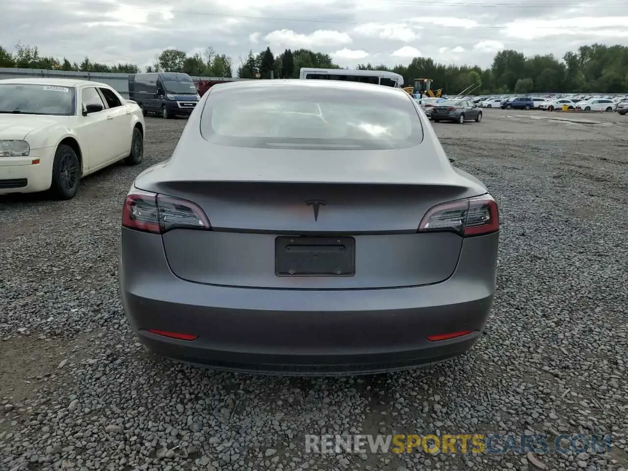 6 Photograph of a damaged car 5YJ3E1EB3NF221891 TESLA MODEL 3 2022
