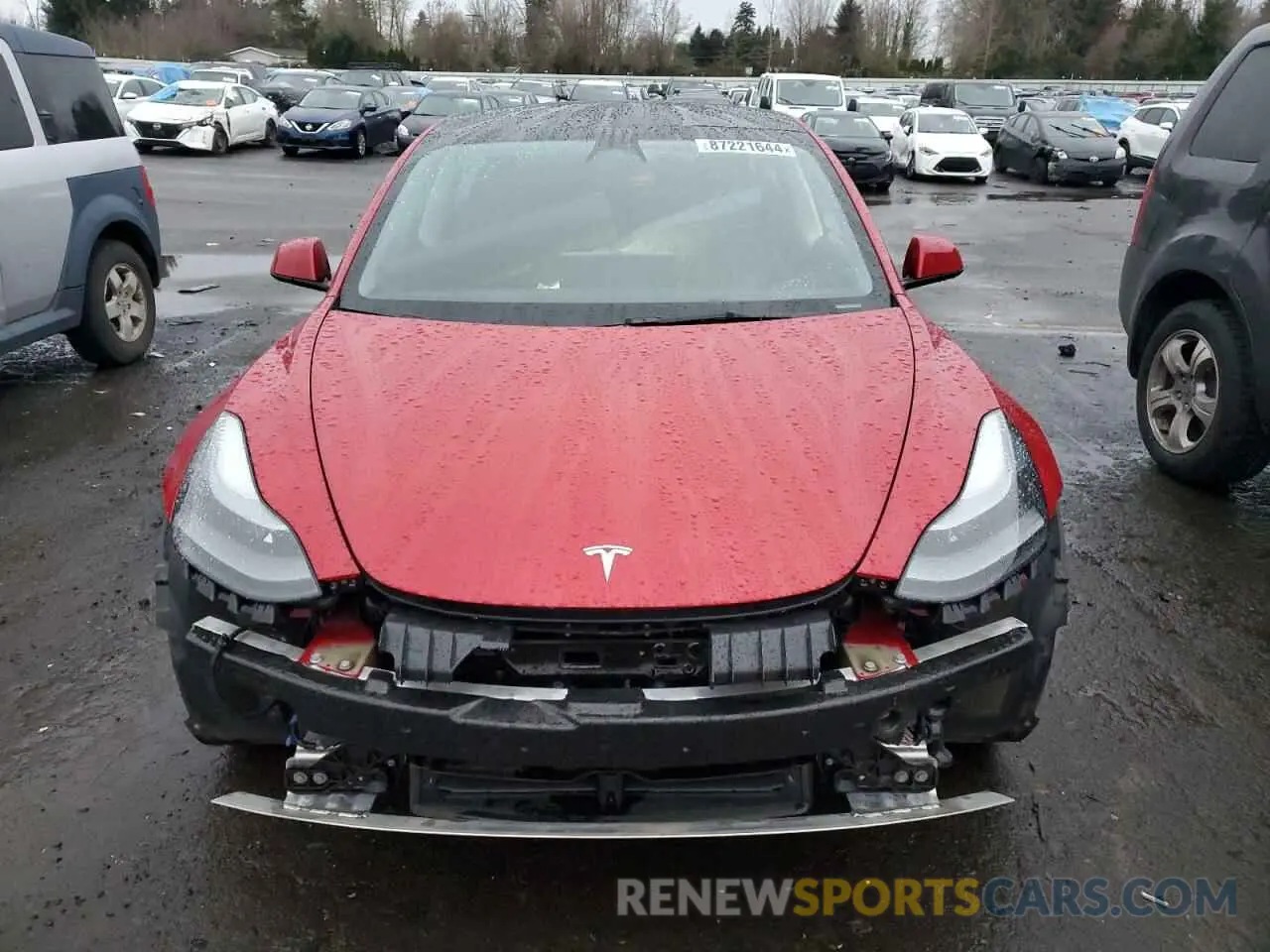 5 Photograph of a damaged car 5YJ3E1EB3NF238058 TESLA MODEL 3 2022