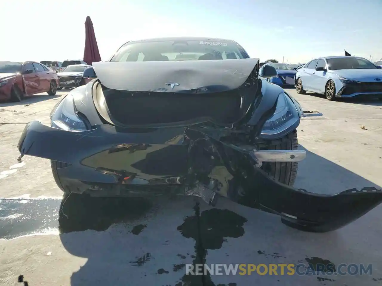 5 Photograph of a damaged car 5YJ3E1EB3NF240487 TESLA MODEL 3 2022