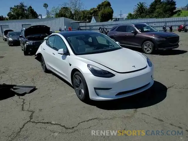 11 Photograph of a damaged car 5YJ3E1EB3NF249738 TESLA MODEL 3 2022