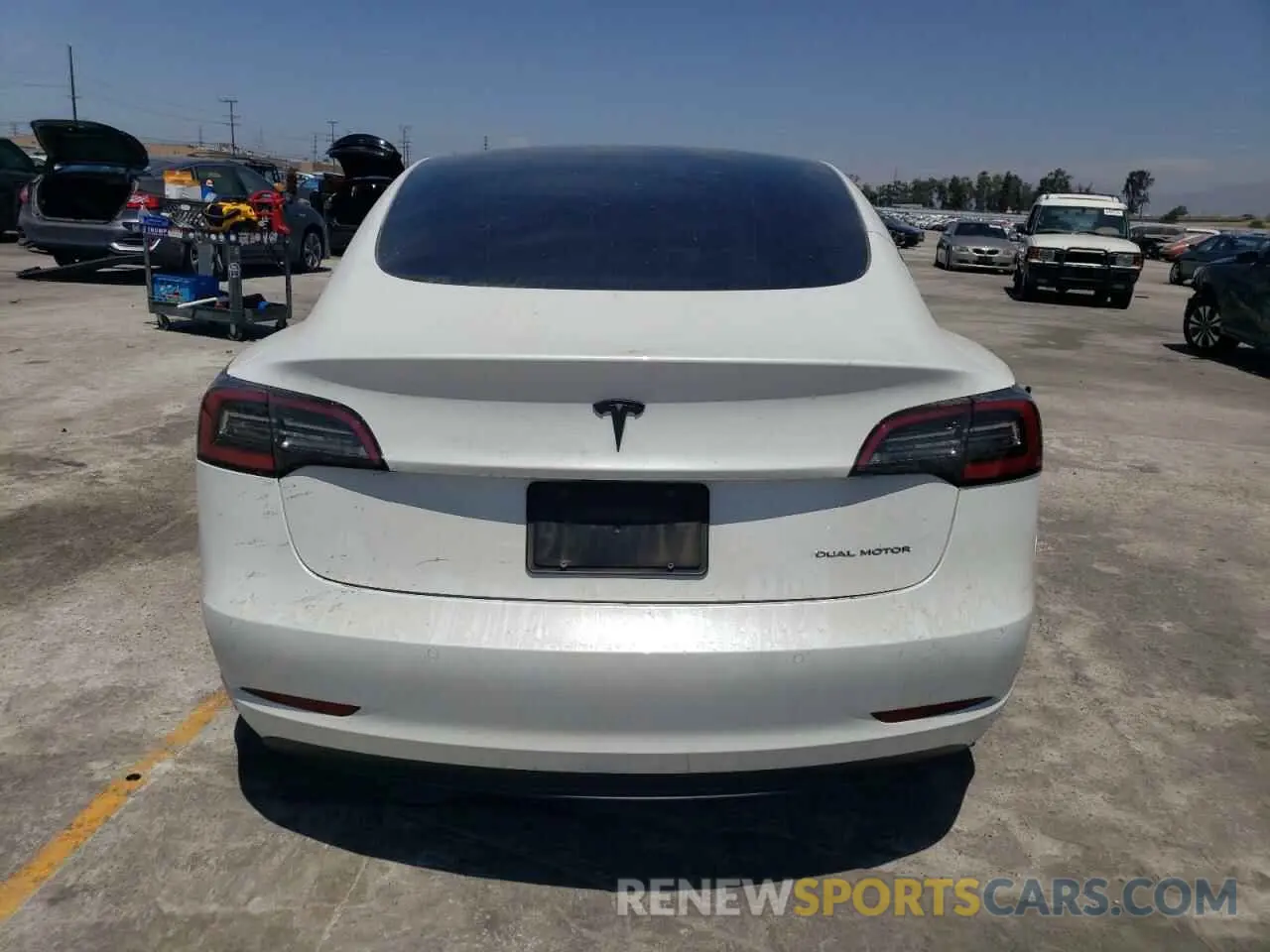 6 Photograph of a damaged car 5YJ3E1EB3NF253434 TESLA MODEL 3 2022