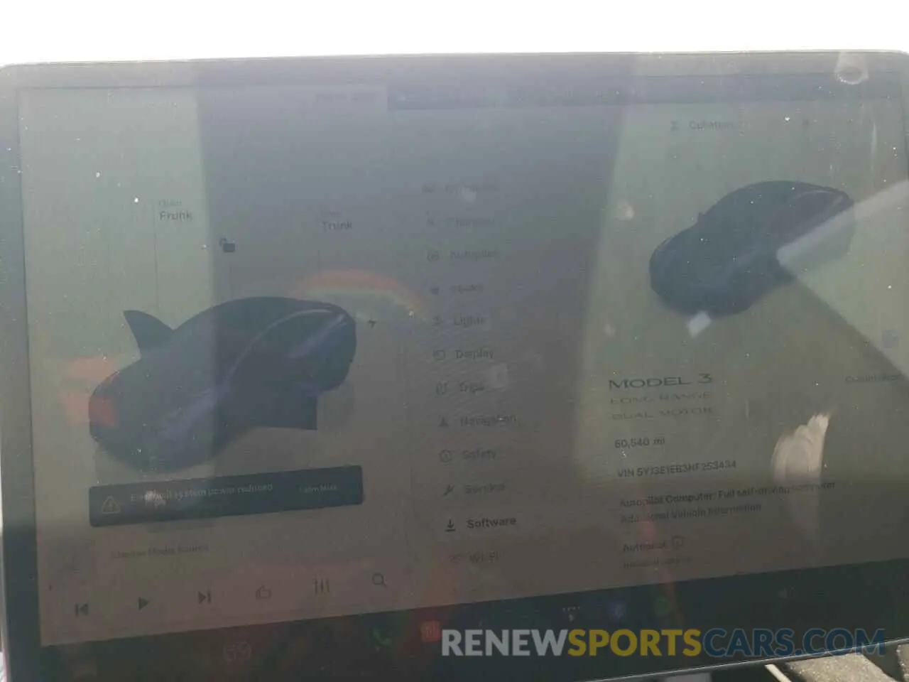 9 Photograph of a damaged car 5YJ3E1EB3NF253434 TESLA MODEL 3 2022