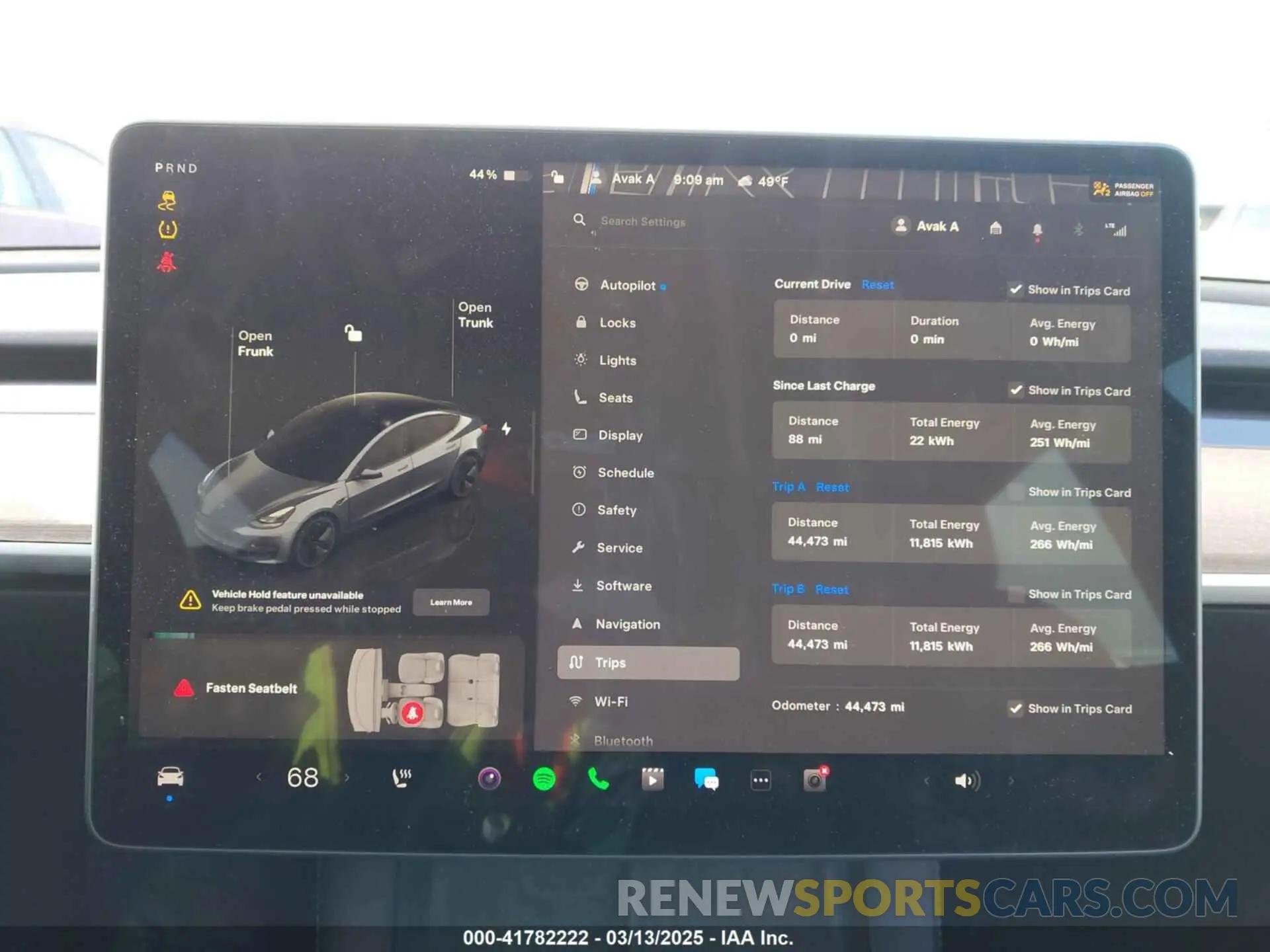 7 Photograph of a damaged car 5YJ3E1EB3NF253546 TESLA MODEL 3 2022