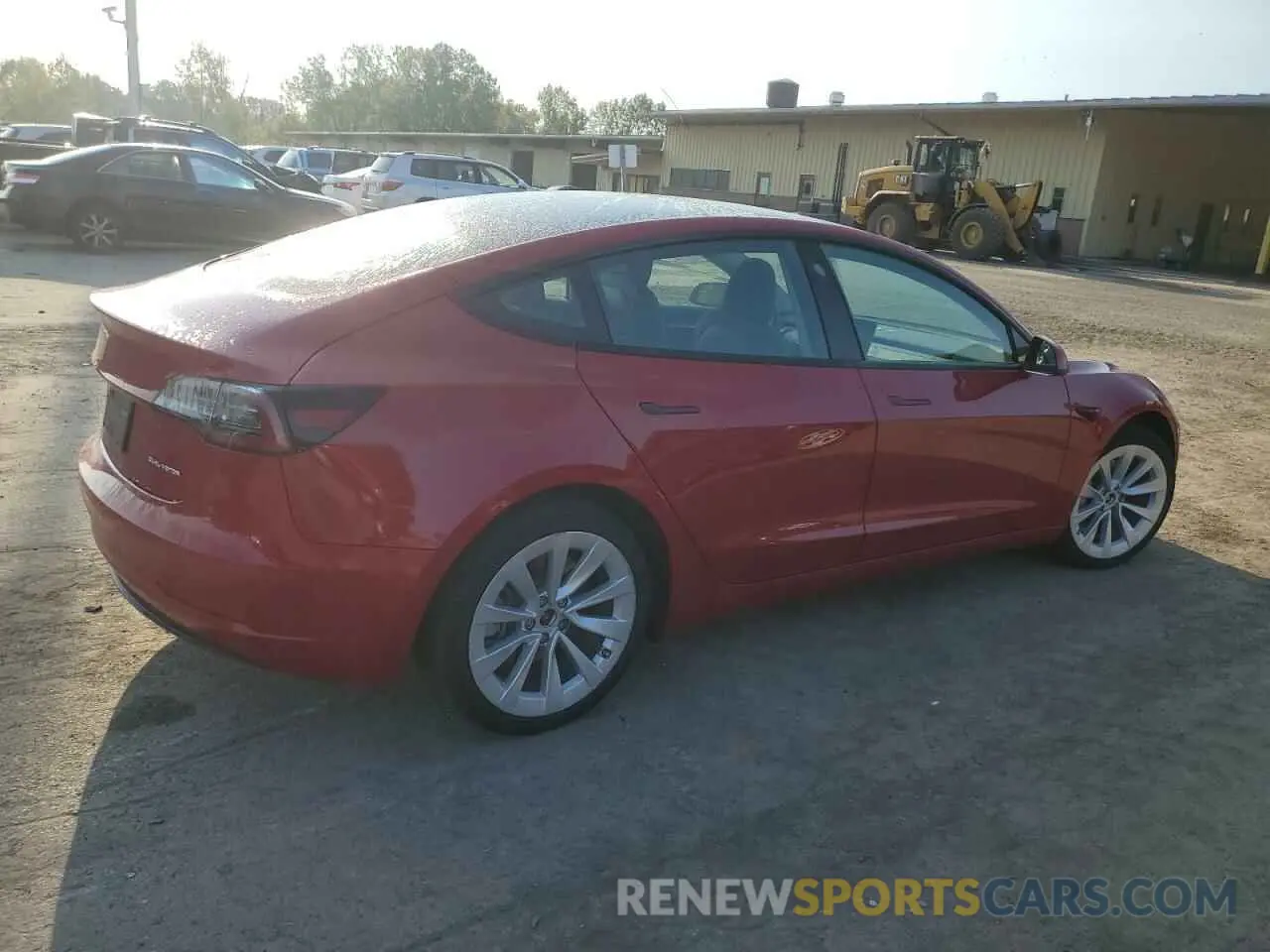 3 Photograph of a damaged car 5YJ3E1EB3NF255412 TESLA MODEL 3 2022