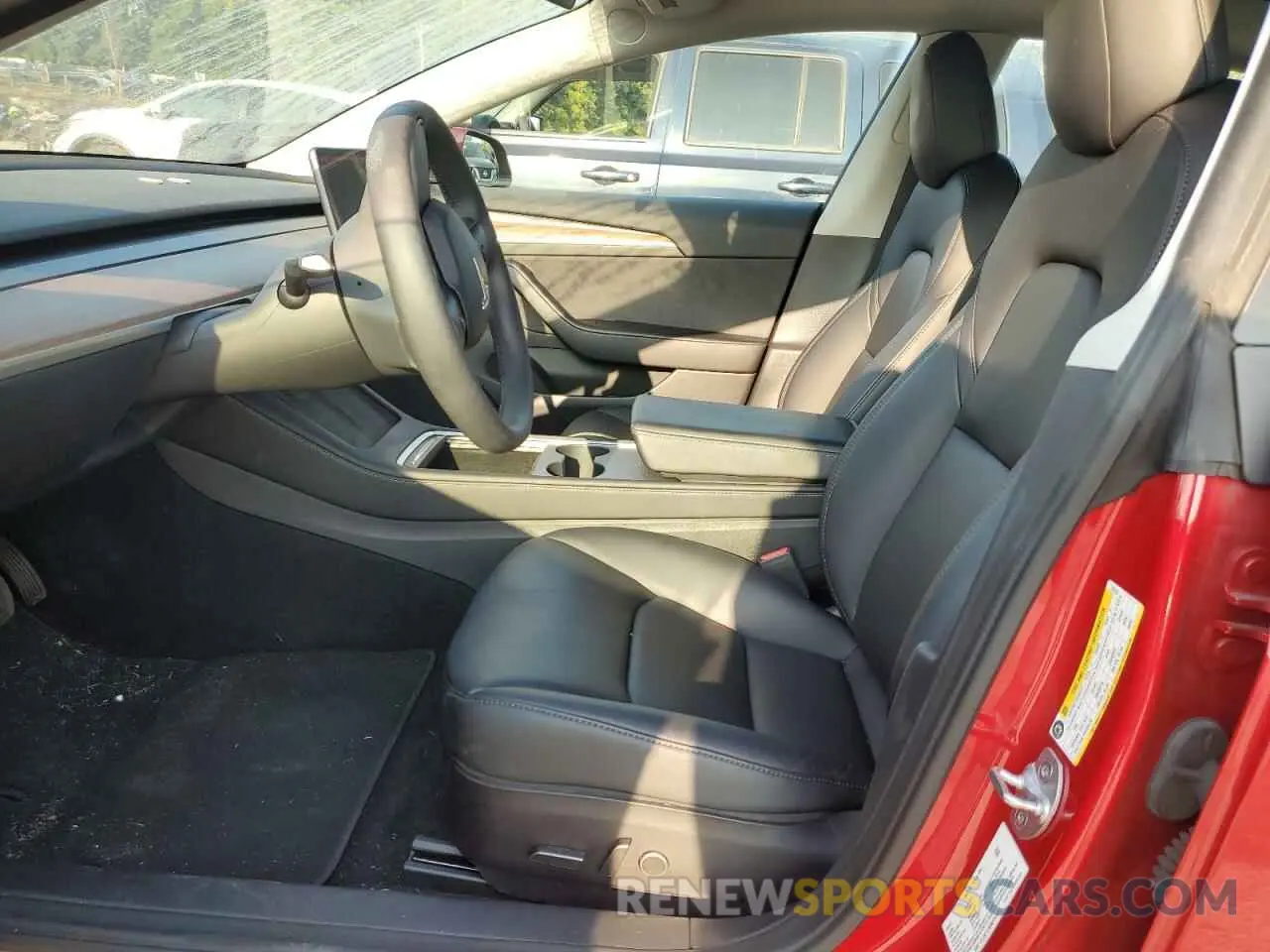 7 Photograph of a damaged car 5YJ3E1EB3NF255412 TESLA MODEL 3 2022