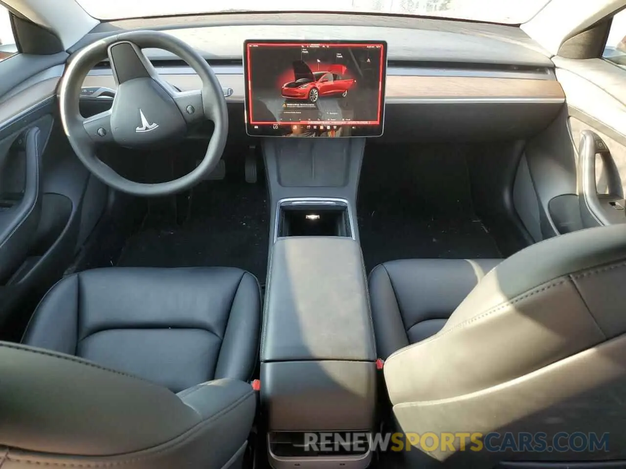 8 Photograph of a damaged car 5YJ3E1EB3NF255412 TESLA MODEL 3 2022