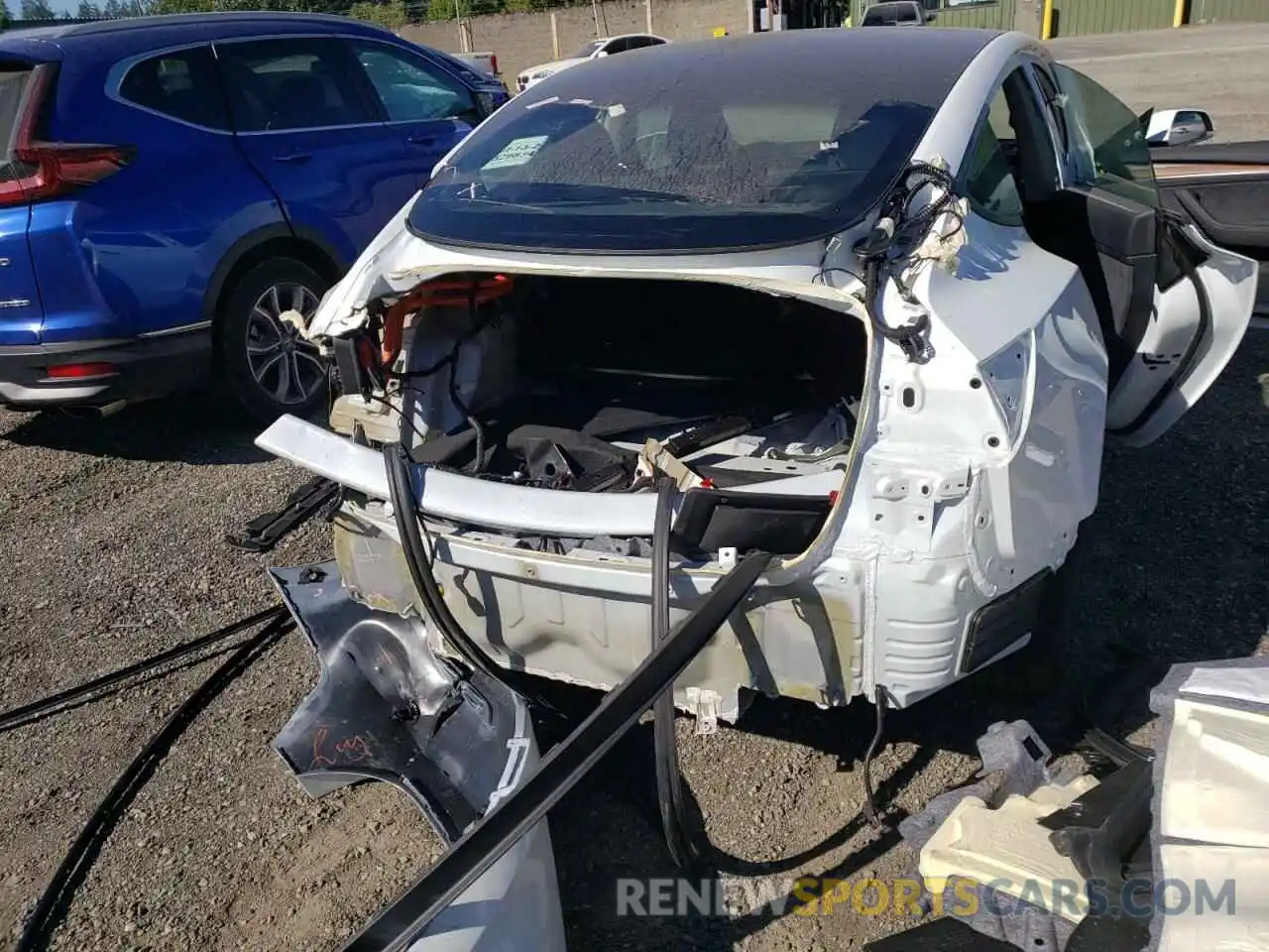 9 Photograph of a damaged car 5YJ3E1EB3NF260156 TESLA MODEL 3 2022