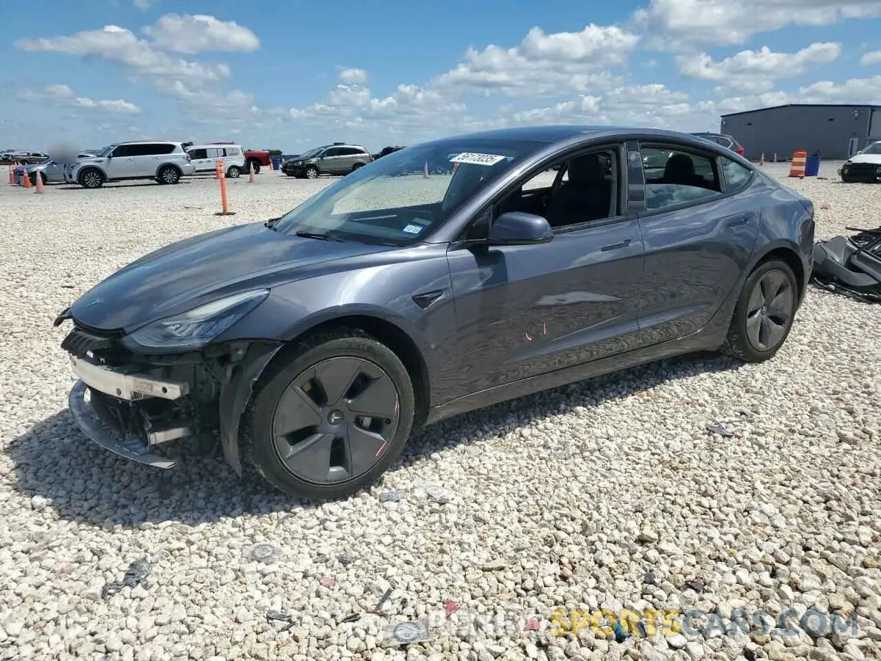 1 Photograph of a damaged car 5YJ3E1EB3NF260450 TESLA MODEL 3 2022