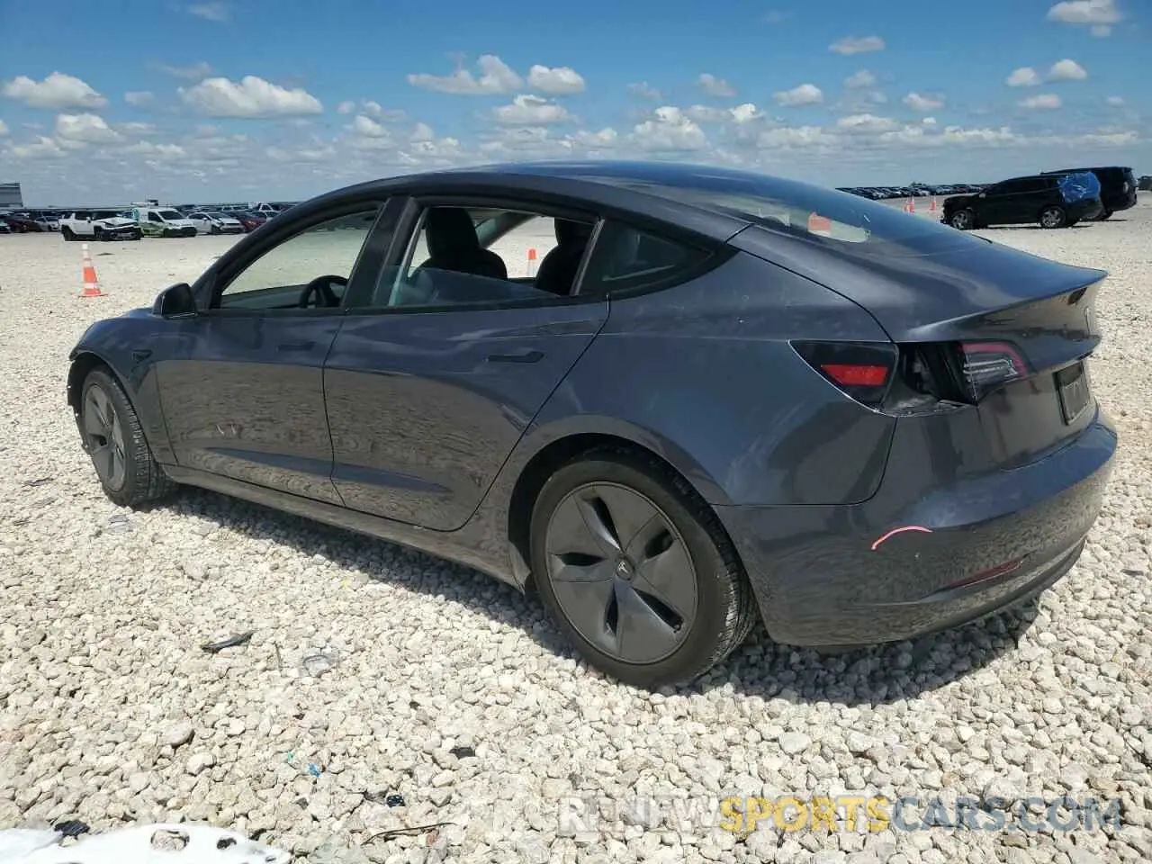 2 Photograph of a damaged car 5YJ3E1EB3NF260450 TESLA MODEL 3 2022