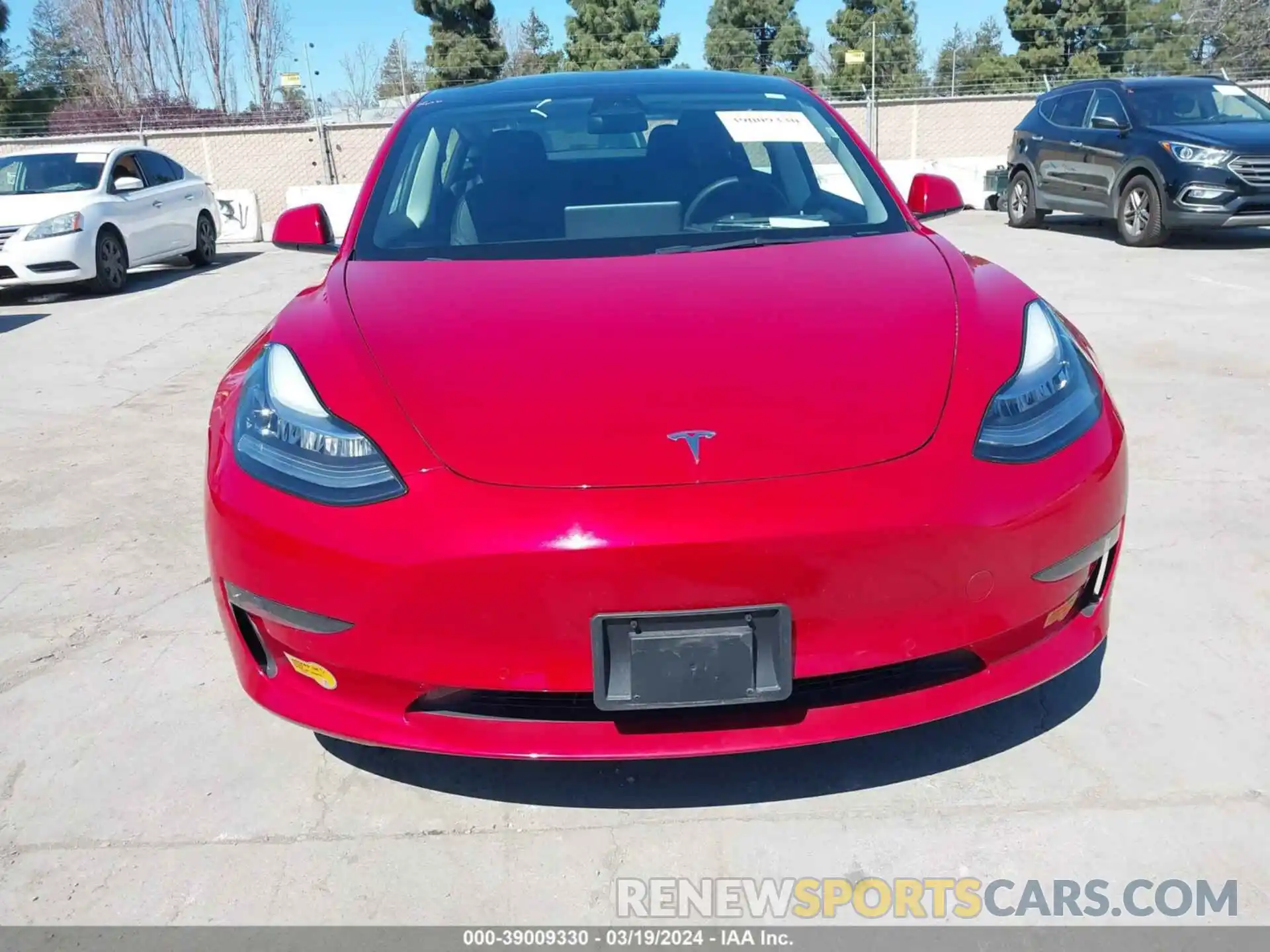 12 Photograph of a damaged car 5YJ3E1EB3NF262246 TESLA MODEL 3 2022