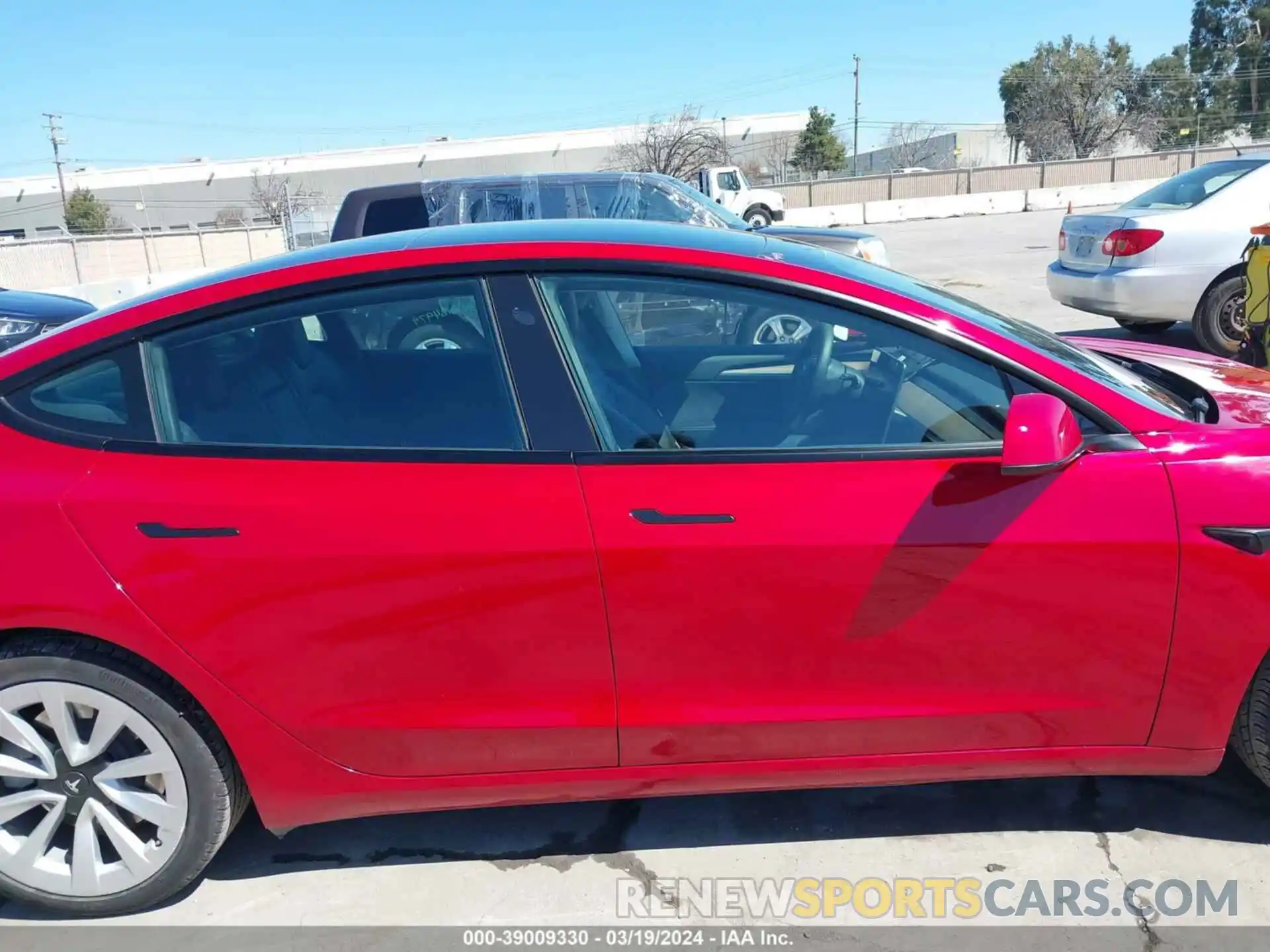 13 Photograph of a damaged car 5YJ3E1EB3NF262246 TESLA MODEL 3 2022