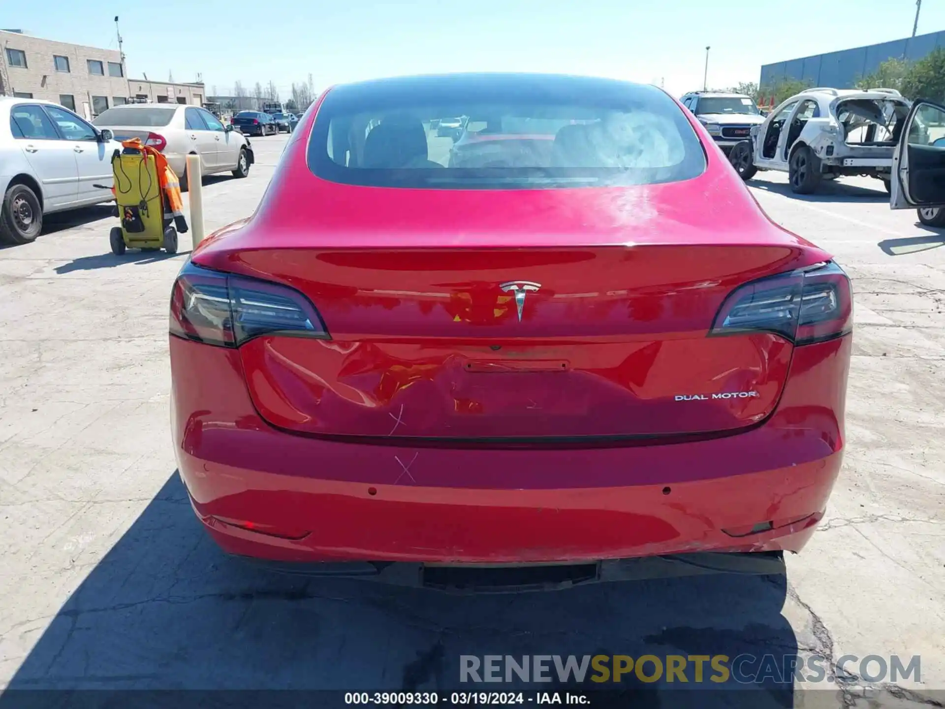 16 Photograph of a damaged car 5YJ3E1EB3NF262246 TESLA MODEL 3 2022