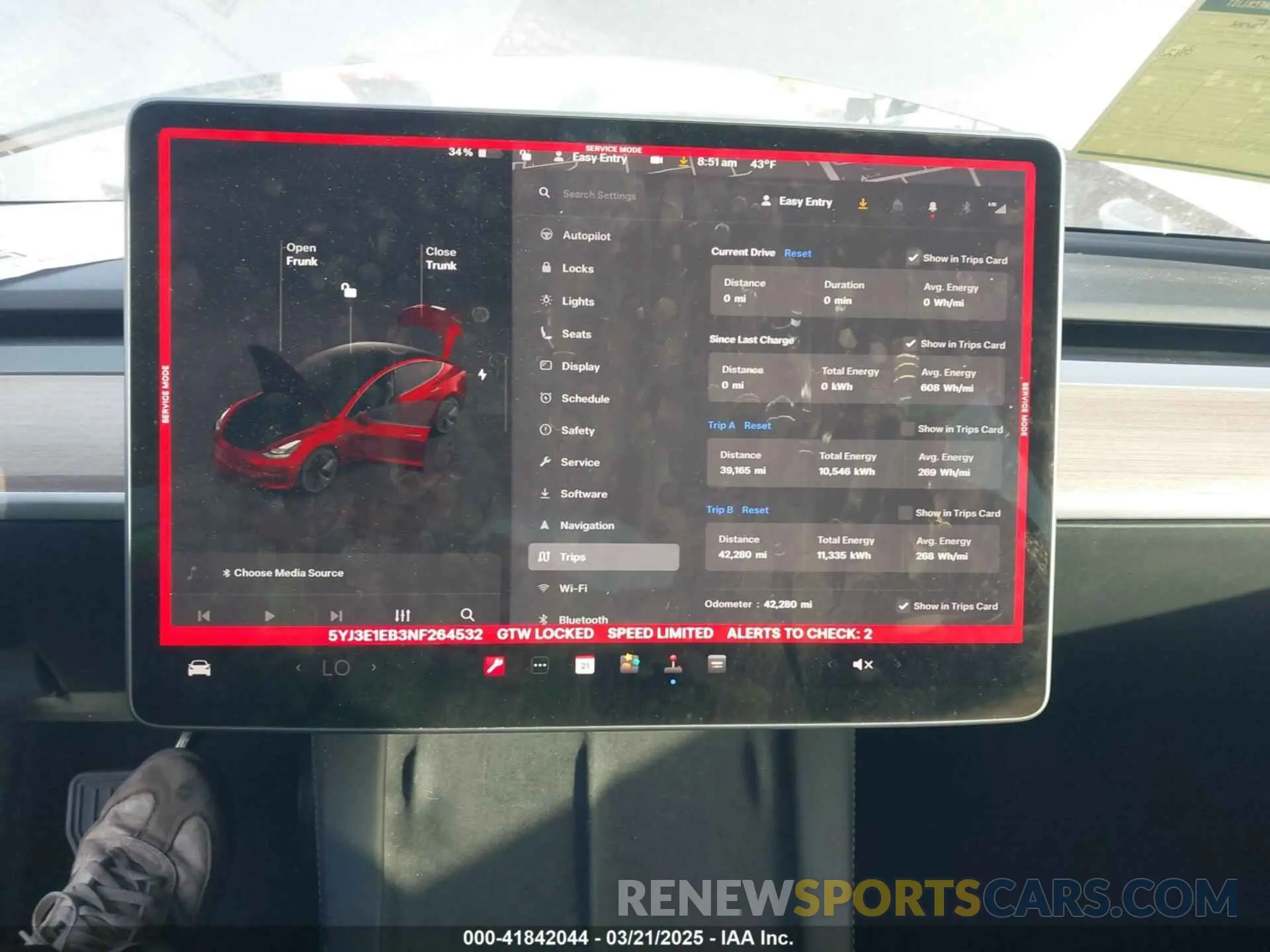 7 Photograph of a damaged car 5YJ3E1EB3NF264532 TESLA MODEL 3 2022