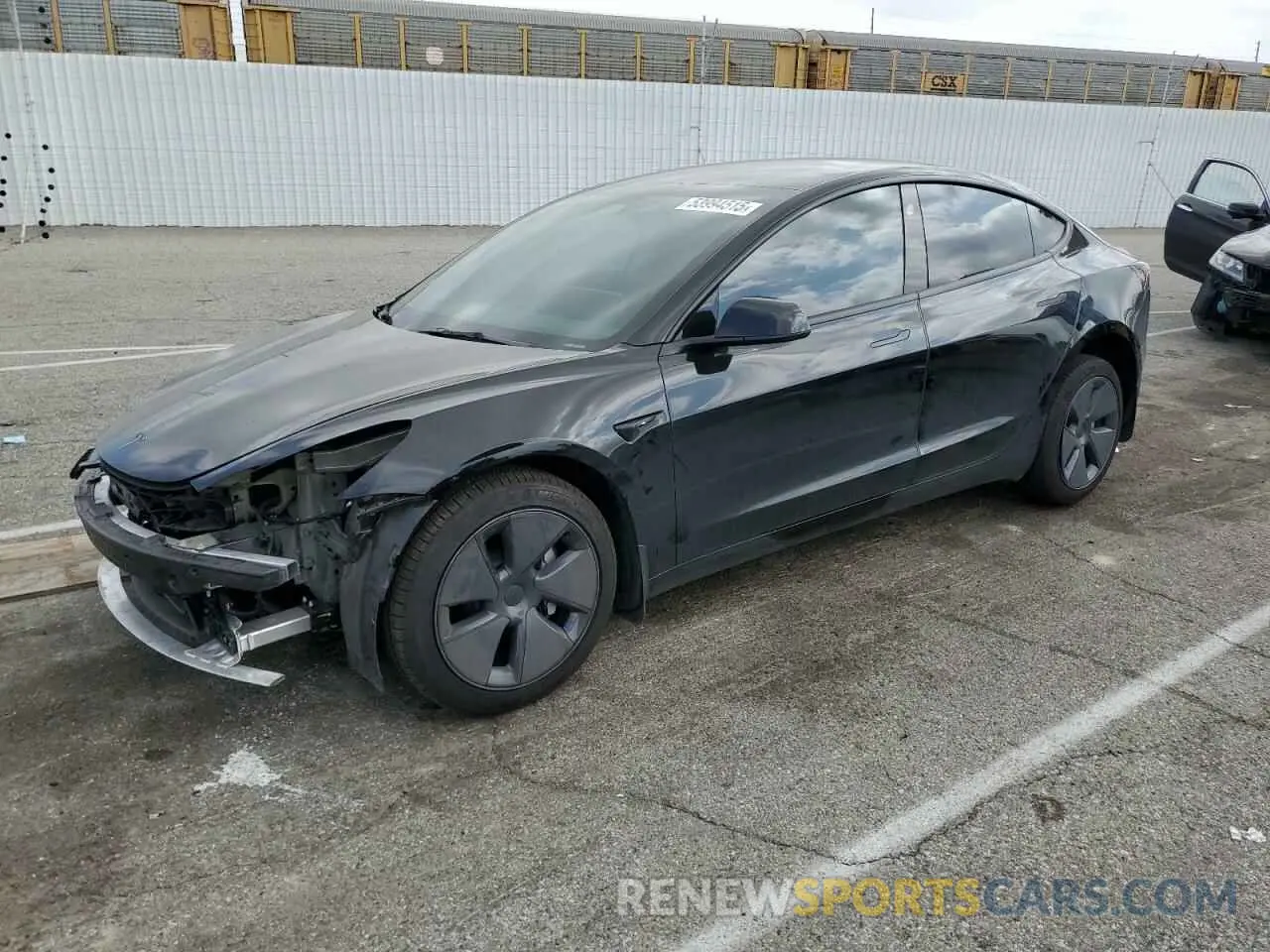 1 Photograph of a damaged car 5YJ3E1EB3NF274221 TESLA MODEL 3 2022
