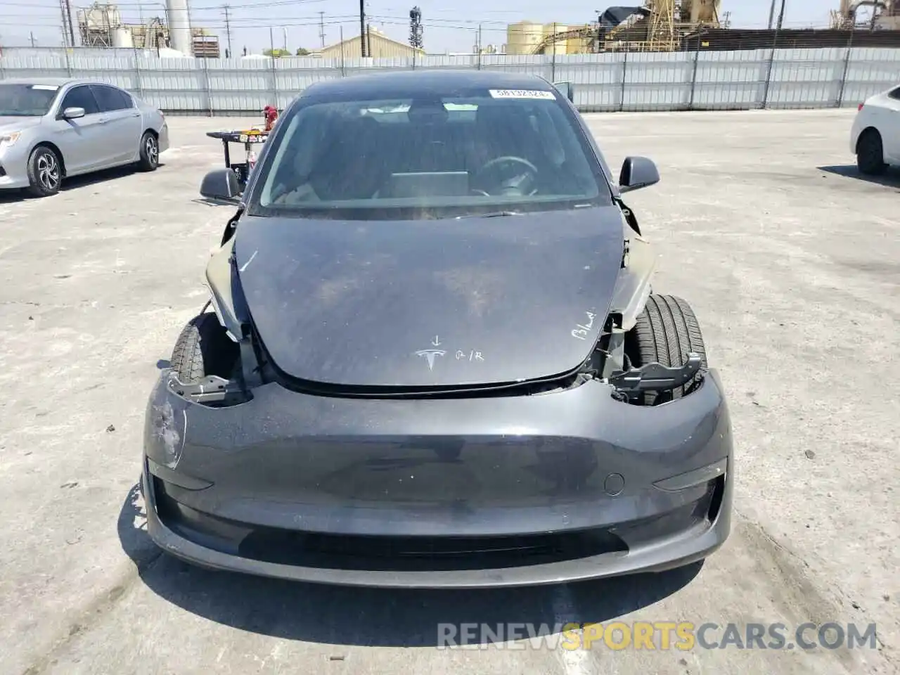 5 Photograph of a damaged car 5YJ3E1EB3NF274364 TESLA MODEL 3 2022