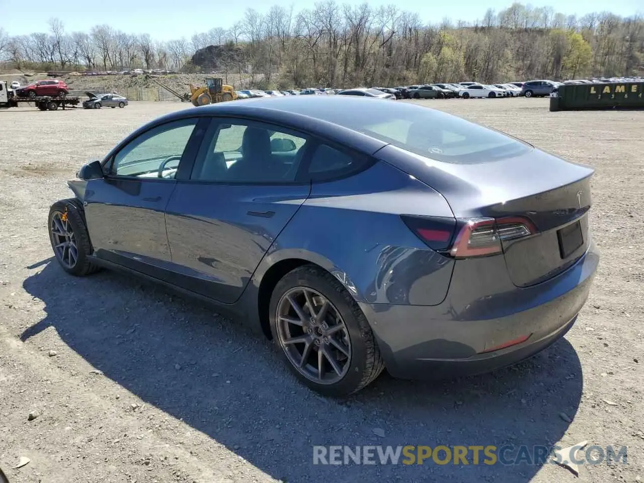 2 Photograph of a damaged car 5YJ3E1EB3NF275319 TESLA MODEL 3 2022