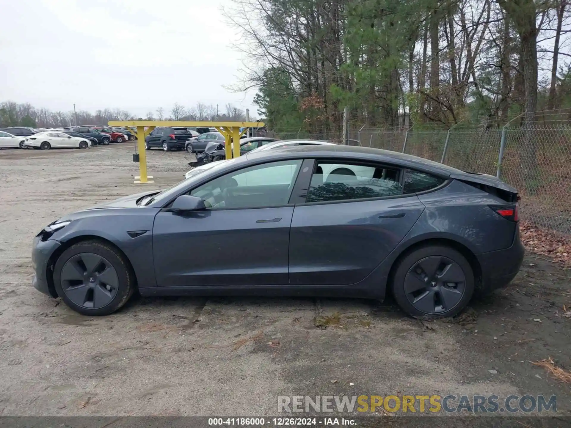 13 Photograph of a damaged car 5YJ3E1EB3NF275997 TESLA MODEL 3 2022