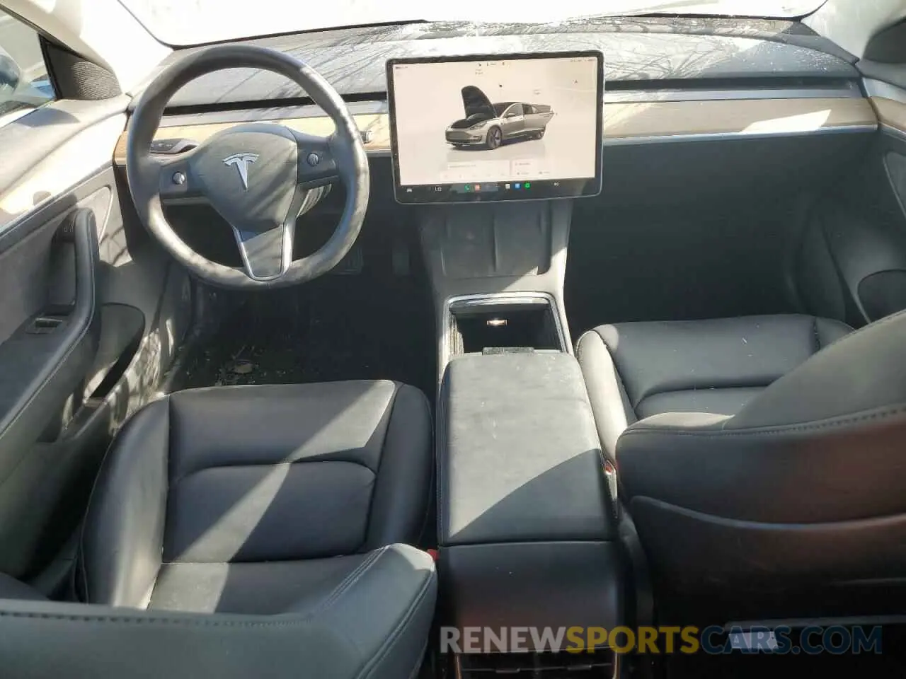 8 Photograph of a damaged car 5YJ3E1EB3NF277877 TESLA MODEL 3 2022