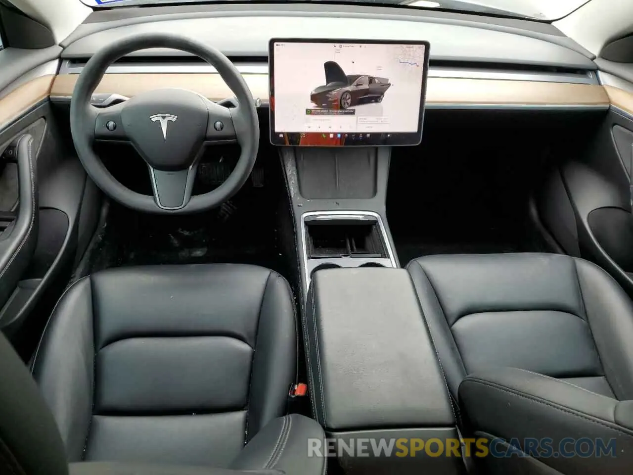 8 Photograph of a damaged car 5YJ3E1EB3NF278091 TESLA MODEL 3 2022