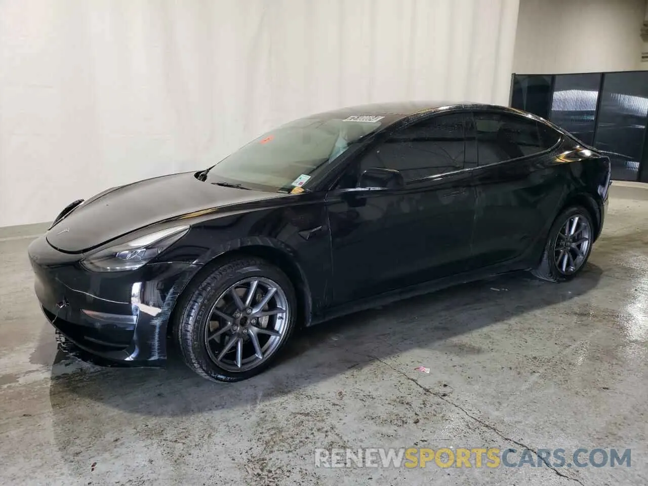 1 Photograph of a damaged car 5YJ3E1EB3NF286174 TESLA MODEL 3 2022