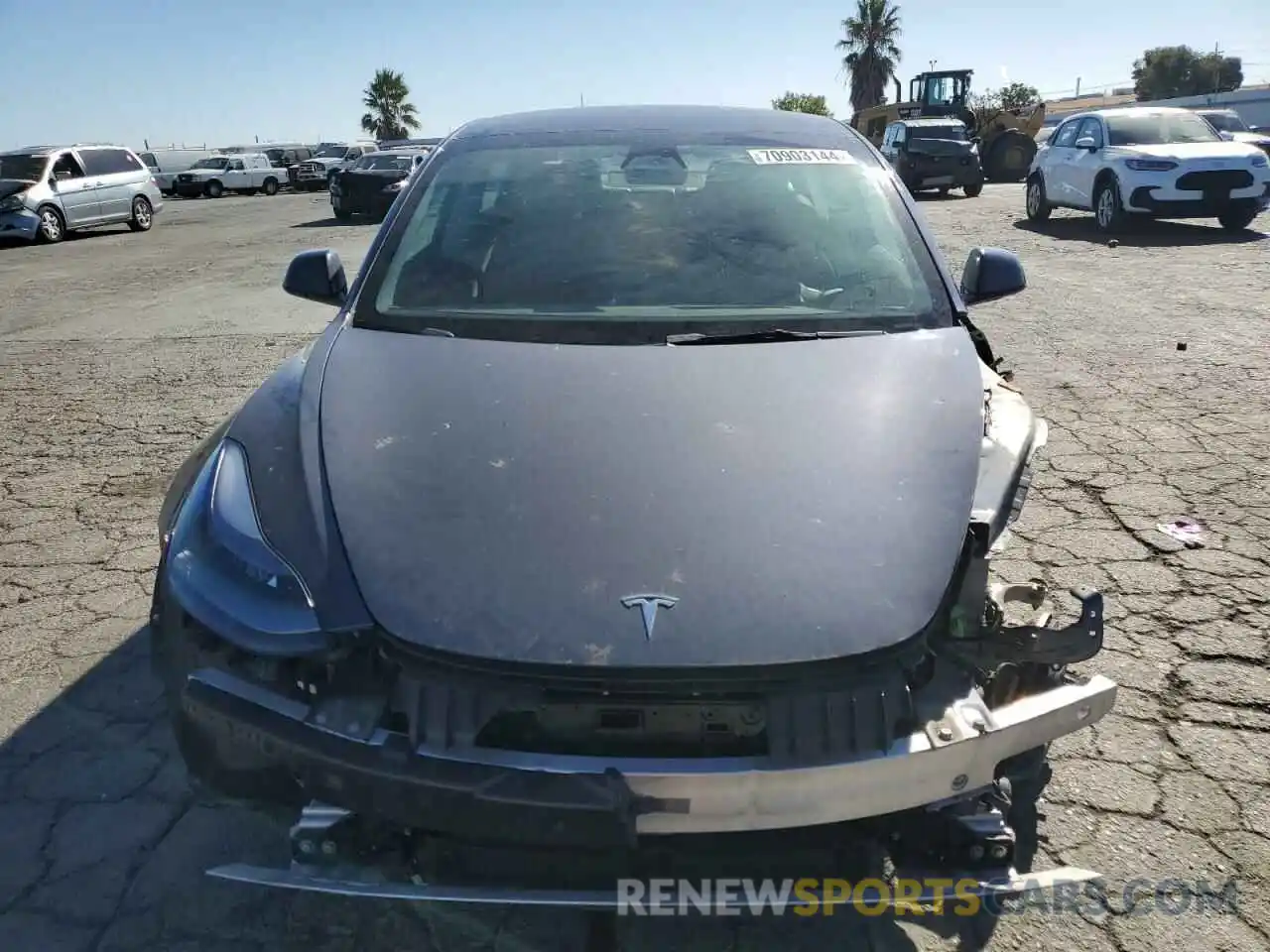 5 Photograph of a damaged car 5YJ3E1EB3NF345420 TESLA MODEL 3 2022