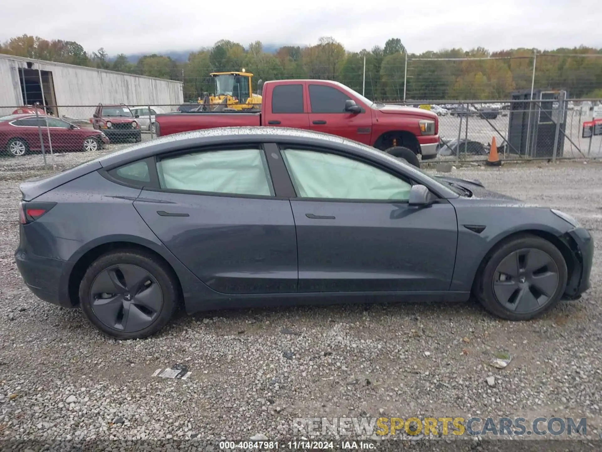 12 Photograph of a damaged car 5YJ3E1EB3NF352741 TESLA MODEL 3 2022