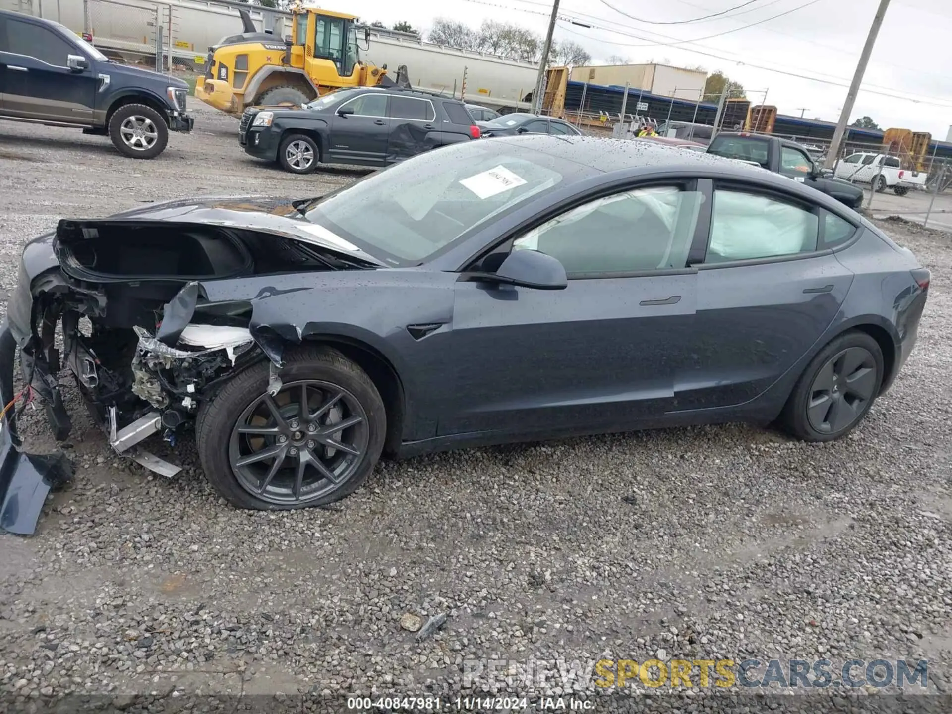 13 Photograph of a damaged car 5YJ3E1EB3NF352741 TESLA MODEL 3 2022