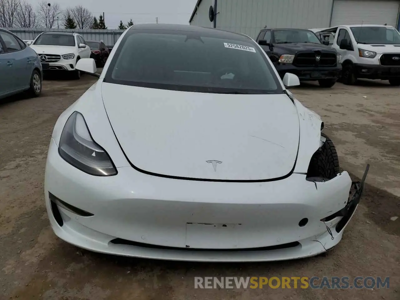 5 Photograph of a damaged car 5YJ3E1EB3NF353131 TESLA MODEL 3 2022