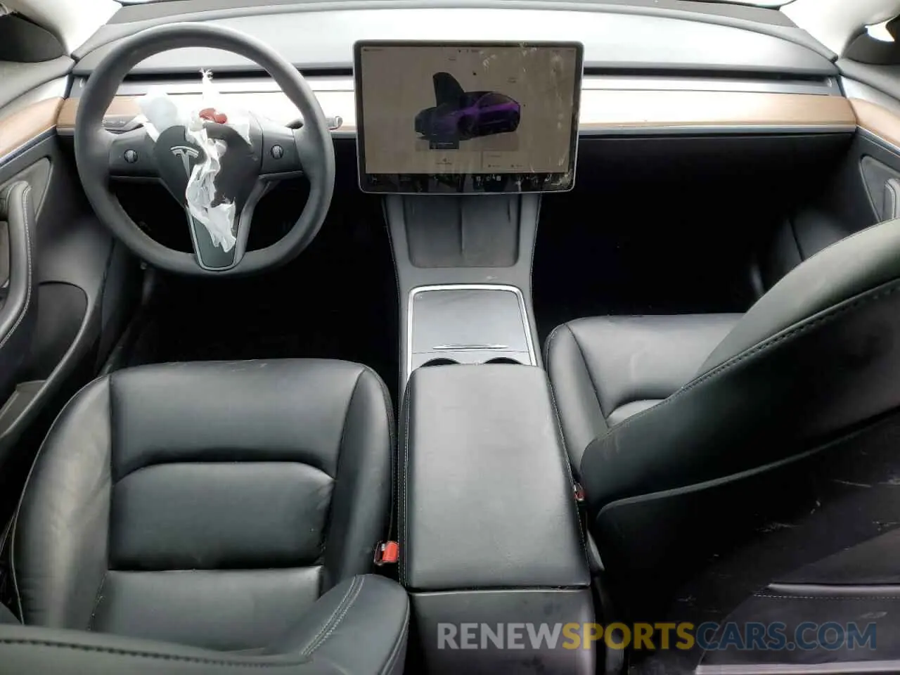 8 Photograph of a damaged car 5YJ3E1EB3NF353131 TESLA MODEL 3 2022