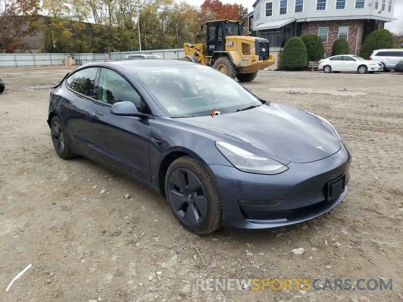 1 Photograph of a damaged car 5YJ3E1EB4NF106734 TESLA MODEL 3 2022