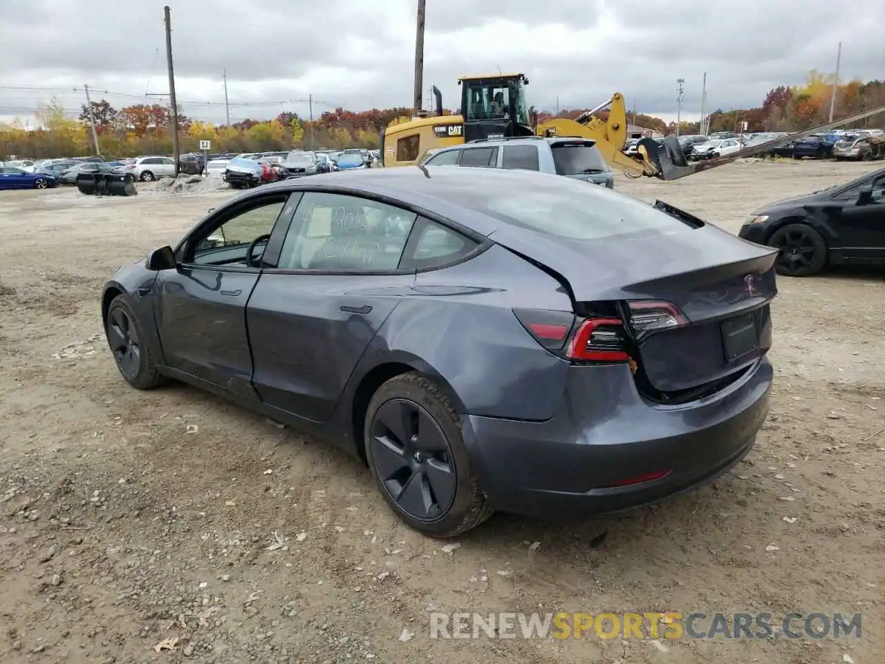 3 Photograph of a damaged car 5YJ3E1EB4NF106734 TESLA MODEL 3 2022