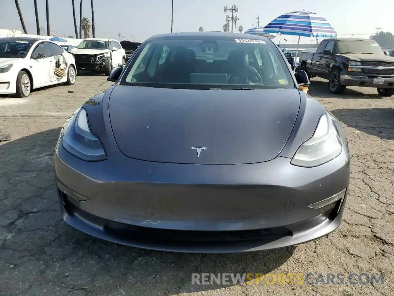 5 Photograph of a damaged car 5YJ3E1EB4NF108676 TESLA MODEL 3 2022