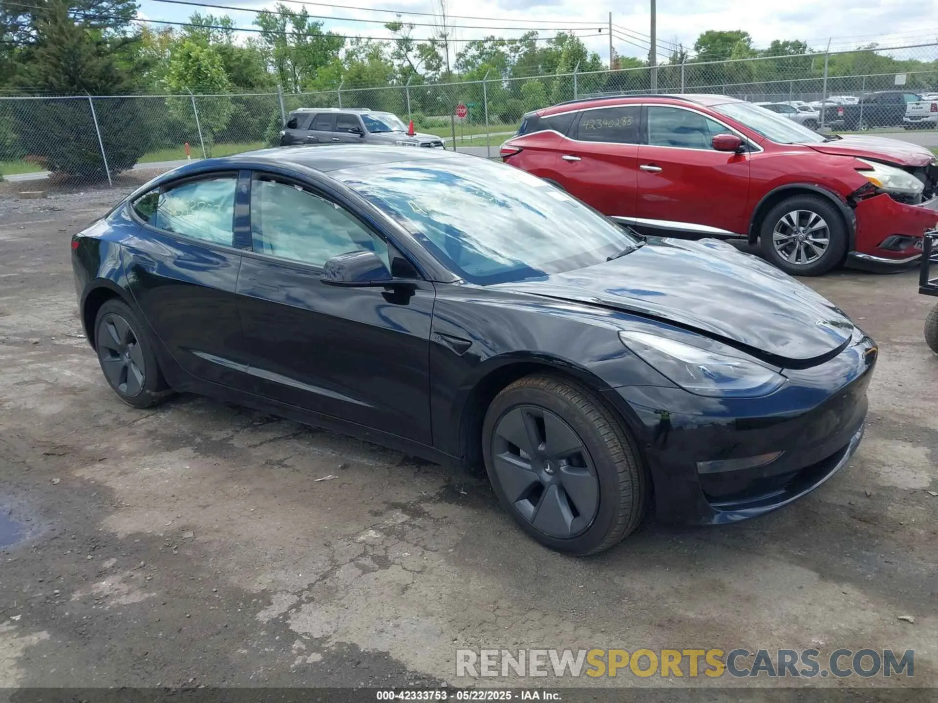 1 Photograph of a damaged car 5YJ3E1EB4NF120875 TESLA MODEL 3 2022