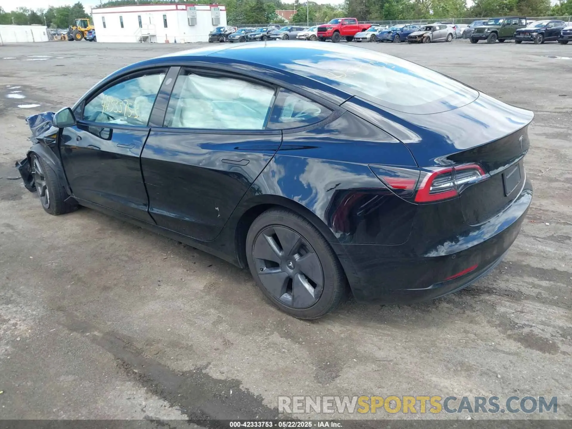 3 Photograph of a damaged car 5YJ3E1EB4NF120875 TESLA MODEL 3 2022
